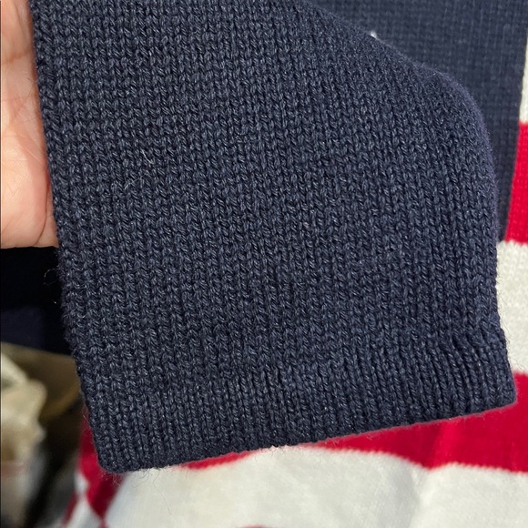 Vintage American flag sweater cotton blend size M - Picture 4 of 12